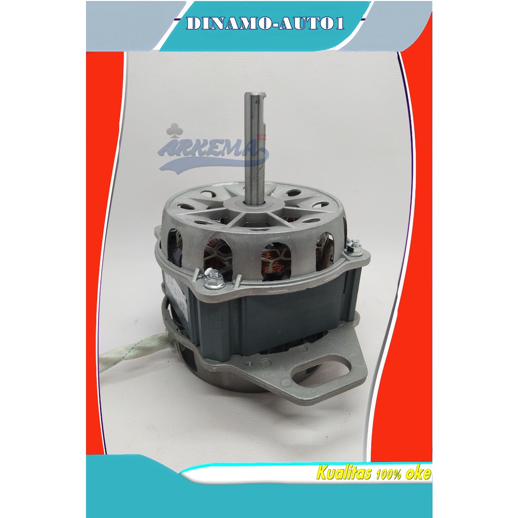 DINAMO AUTO 1 TABUNG 180W KAKI 2 | DINAMO MESIN CUCI TOP LOADING UMUM | DINAMO WASHING / WASH 180 W