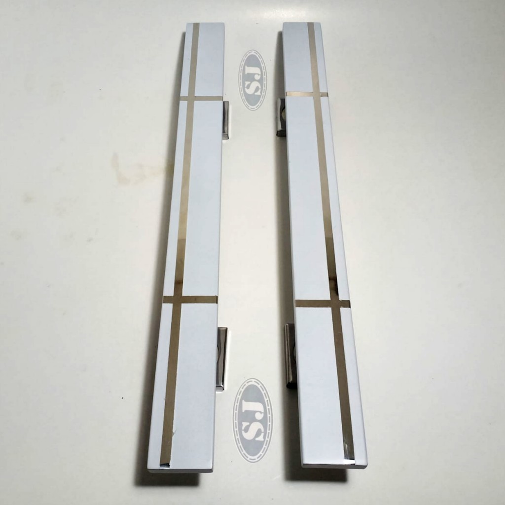 satu set gagang pintu rumah 60cm / 80cm minimalis handle tarikan pegangan pintu stainless termurah