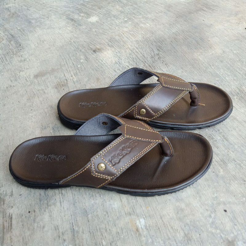 sandal Kickers 03/sandal kulit pria/sandal cowok terbaru/sandal murah/sandal fashion/sandal casual