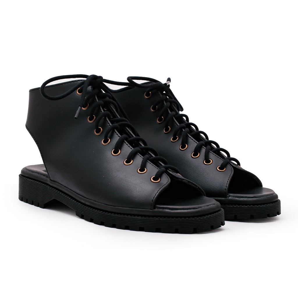 Khakikakiku Rhea Black Sandals