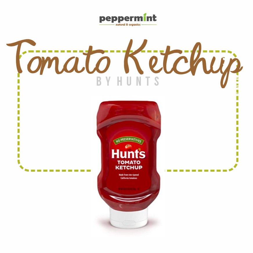 

Hunts Tomato Ketchup (14/20 oz) / Saus Tomat Alami Tanpa Pengawet Pewarna