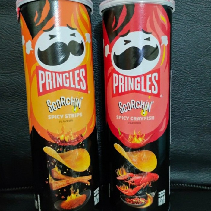 Pringles Scorchin Spicy Stripe / Cray Fish 110gr