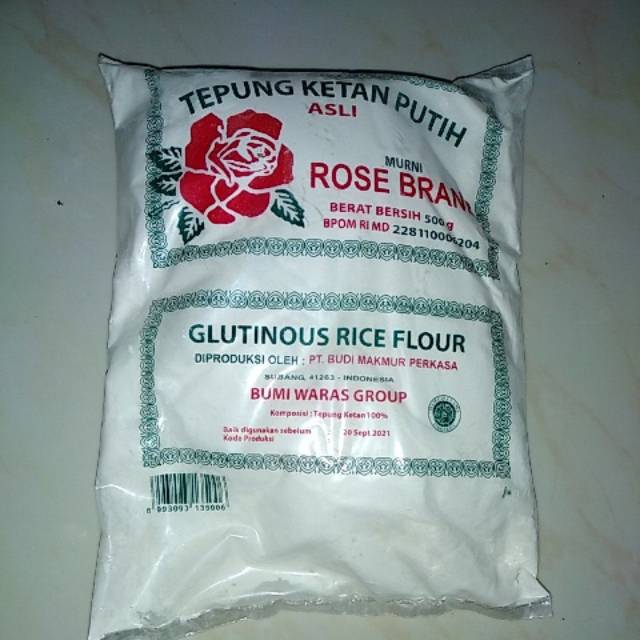

Tepung Ketan Putih Rose Brand