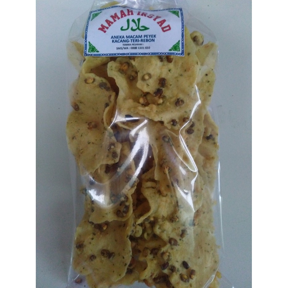 

Peyek kacang ijo
