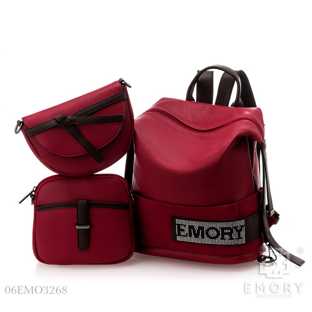 IMPORT ORIGINAL EMORY Milley 06EMO-3268BL Tas set ransel backpack bag wanita cewek batam kuning