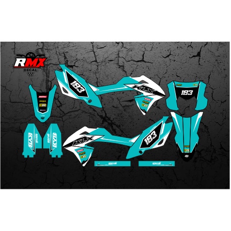 DECAL KLX BF FULLBODY (028) DEKAL STIKER KLX 150 BF/G/L/SE/NEW 2016 2017 2018 2019 2020 2021 2022 HI