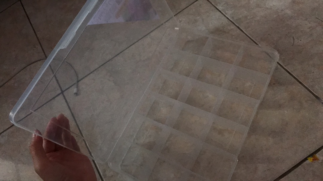 Bahan Kerajinan Tangan Storage Box Jumbo Aksesoris Pernakpernik 18 Sekat Geenleaf