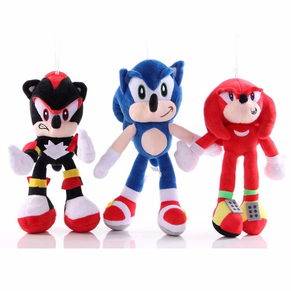 Lanfy Sonic the Hedgehog Kartun Anak Hadiah Peluche Boneka Hewan Boneka Lembut Stuffed Toys Mainan Mewah