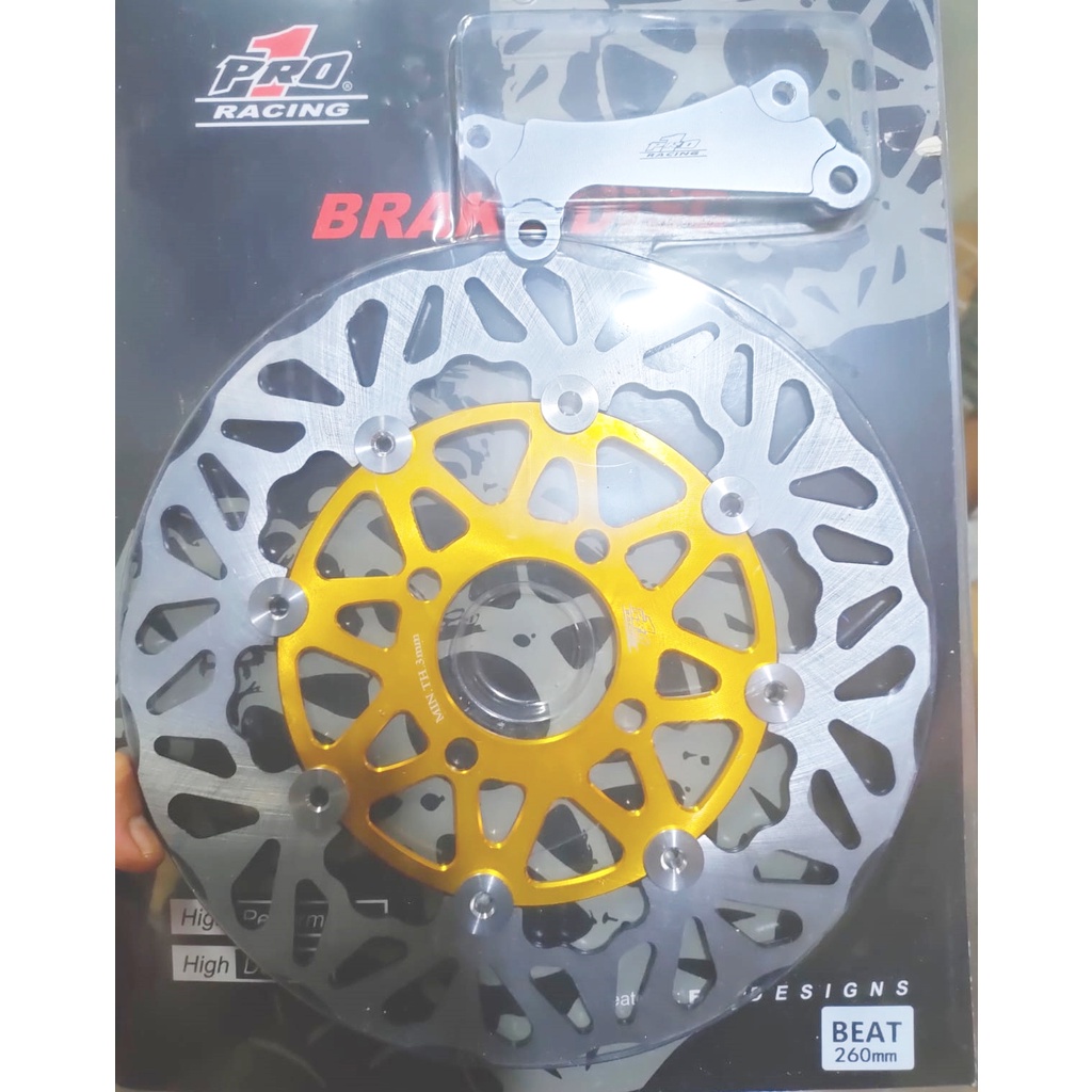 PIRINGAN BESAR 260MM VARIO 150 OLD-VARIO 125-GENIO-ALL BEAT-SCOOPY KARBU-SCOOPY F1-SPACY-VARIO TECNO 110-VARIO 110 F1 DISK CAKRAM DEPAN CNC JFK HONDA MATIC