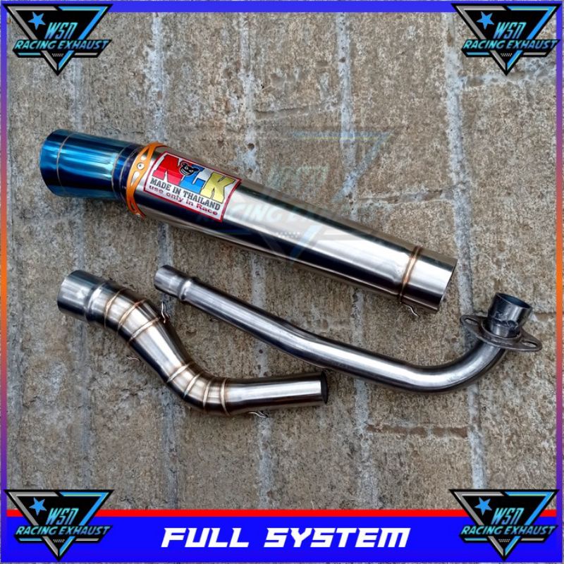 NLK EXHAUST WAVE 110/EX5/EX5 DREAM/EGO/ WAVE 115/28MM MUFFLER EKZOS NLK