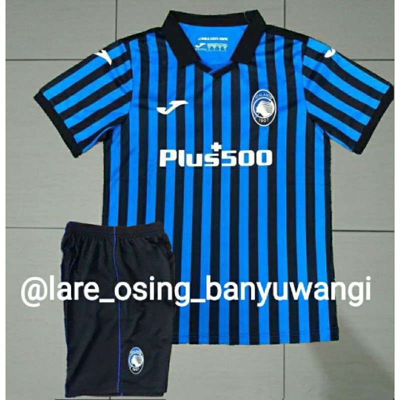 SETELAN DEWASA ATALANTA FC 2020 - 2021 HOME BIRU JERSEY CELANA TERBARU GRADE ORI