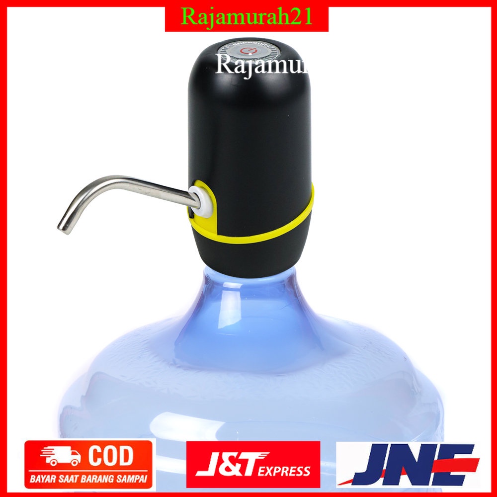 Pompa Elektrik Air Minum Galon Rechargeable - Black - 7RHX1DBK