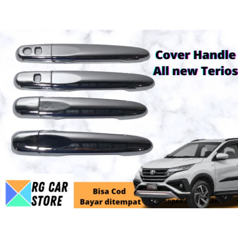 COVER HANDLE TERIOS CHROME DIJAMIN PNP TINGGAL PASANG