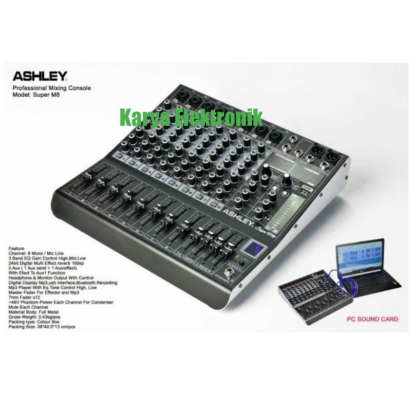 A MIXER ASHLEY SUPER M8 MIXER ASHLEY SUPER M8