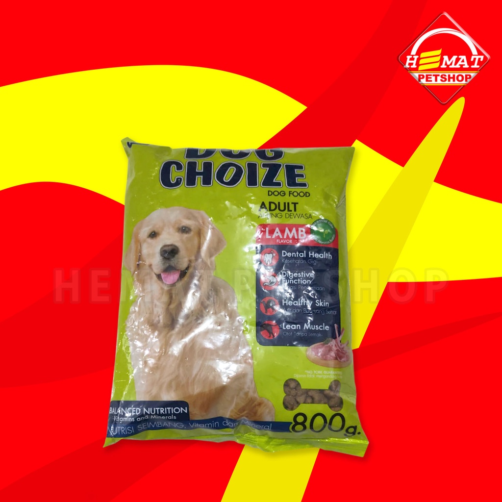 Makanan Anjing Dog Choize Beef 800 gr food choise 800gr non bolt