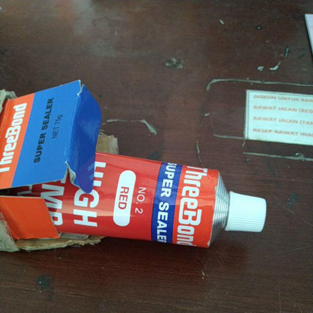 Lem Rtv Threebond Super Sealer High Temp Silicon Red 75gr