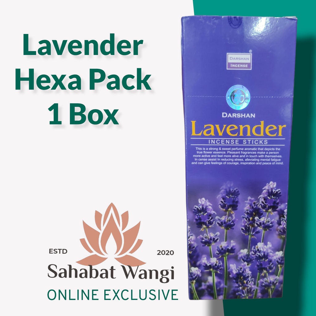 Dupa India Darshan Lavender Hexa Short ( 6 Pack)