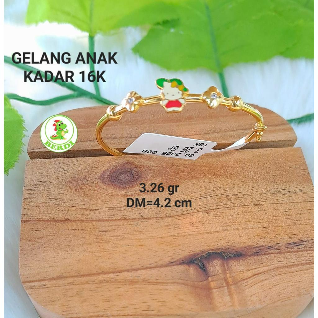 Gelang anak kadar 700 16k simpel lucu