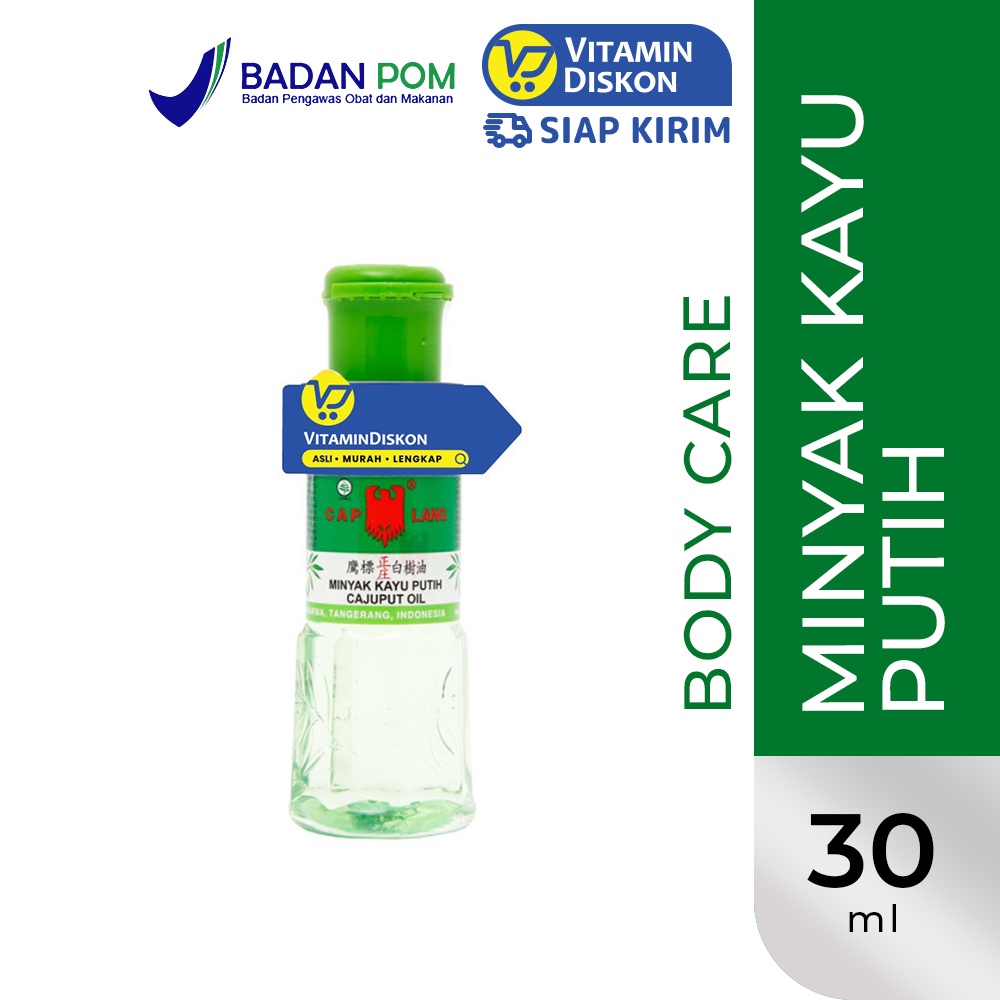 Cap Lang Minyak Kayu Putih 30 Ml | Pereda Sakit Perut, Kembung, Mual Dan Gatal Gigitan Serangga