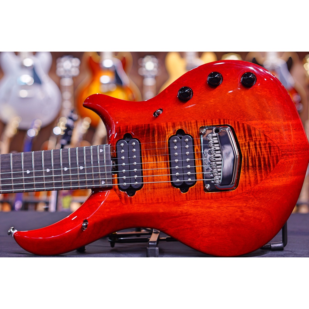 Ernie Ball Music Man John Petrucci Majesty 7-string - Red Sunrise M12232