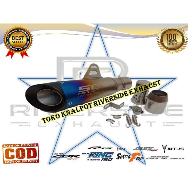 SILINCER / SILINSER KNALPOT IMPORT SC PROJECT S1 BLUE (ORIGINAL)