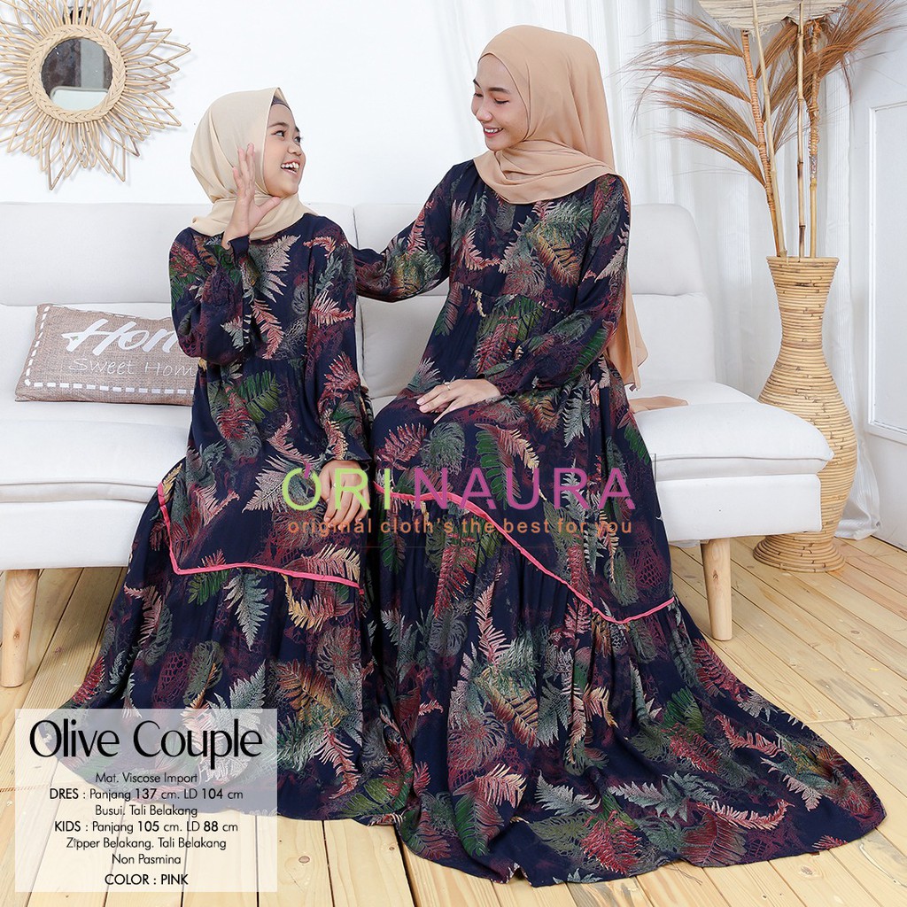 Model gamis bahan viscose terbaru