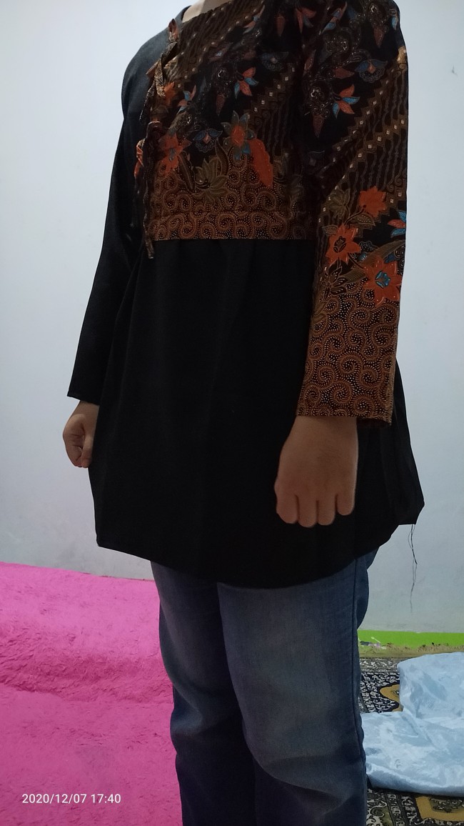 Baju Batik Wanita Modern Monalisa Genes M,l,xl Asli Pekalongan