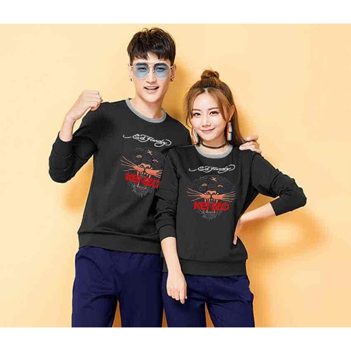 [Couple Sweater Kenzo Hitam LO] couple sweater kenzo babytery hitam