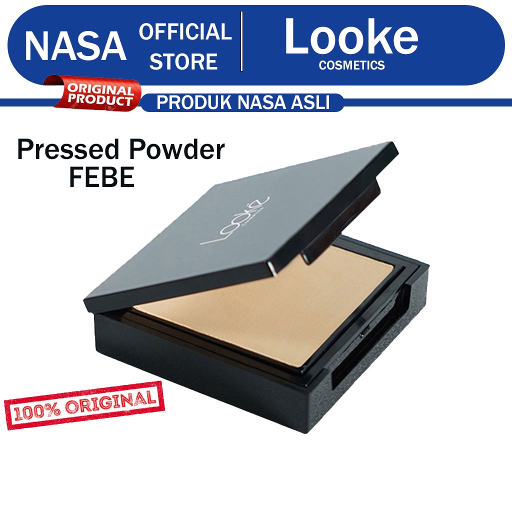 Looke cosmetic holy perfecting pressed powder Febe Original _ Bedak Looke _ Looke Cosmetic Original