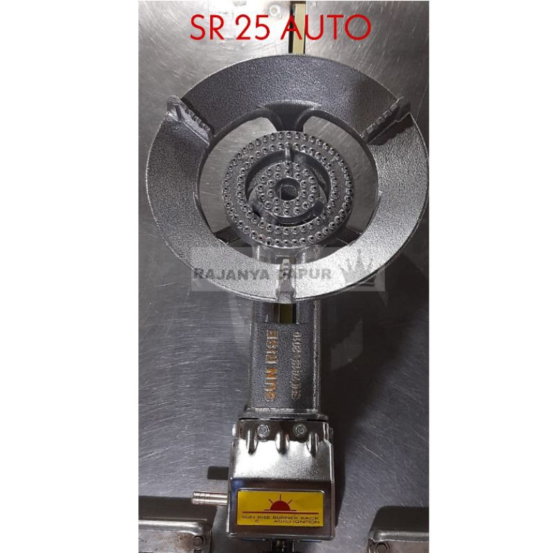 Kompor gas 1 tungku bodi cor sunrise SUN RISE tipe 25 auto SNI - kompor sr 25auto -kompor sr 25a