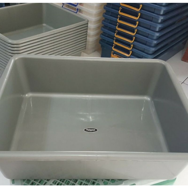 Syafatummy Bak Plastik Kotak Jumbo Hidroponik Bak Pasir Kucing Besar