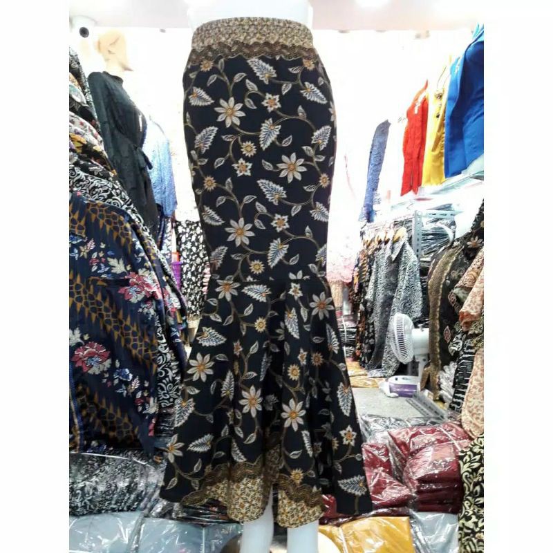 Rok duyung / bawahan kebaya model duyung / rok batik