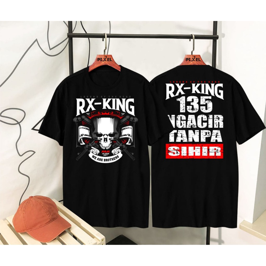  Kaos  Oblong Distro Motif  Racing RX  King  Ngacir Shopee 