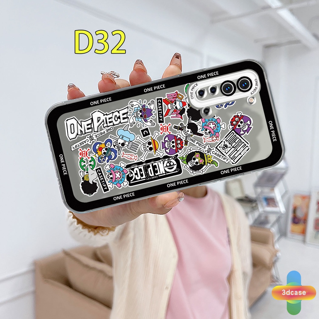 Case HP Realme C11 2021 C21Y C31 C35 C15 C21 C25 C20 C3 C12 C2 C25S 5S 5 5S 5i C17 7i C1 C25Y C2 C3i 6i C20A realme Narzo 20 10 10A 20A 30A A7 A5S A15 A16 Y12 Y20 Y15S A03 Cartoon One Piece Transparent Case