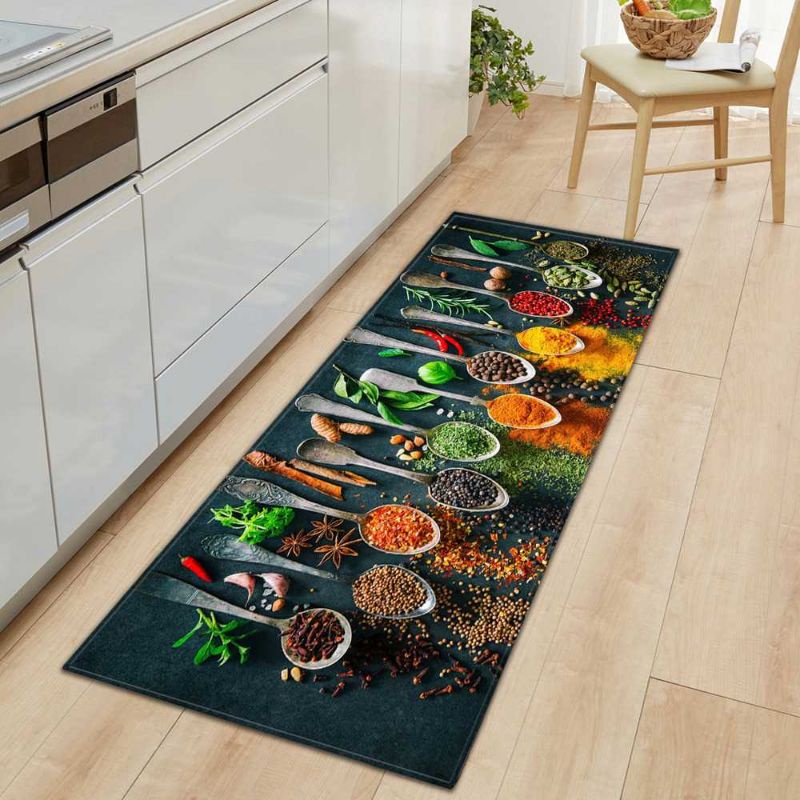 Keset Dapur Anti-slip Living Room Kitchen Balcony Rug 50x80cm