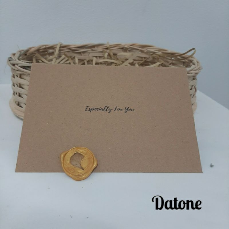 

Amplop Rustic A6 /amplop vintage /wax seal/ seal amplop /Datone