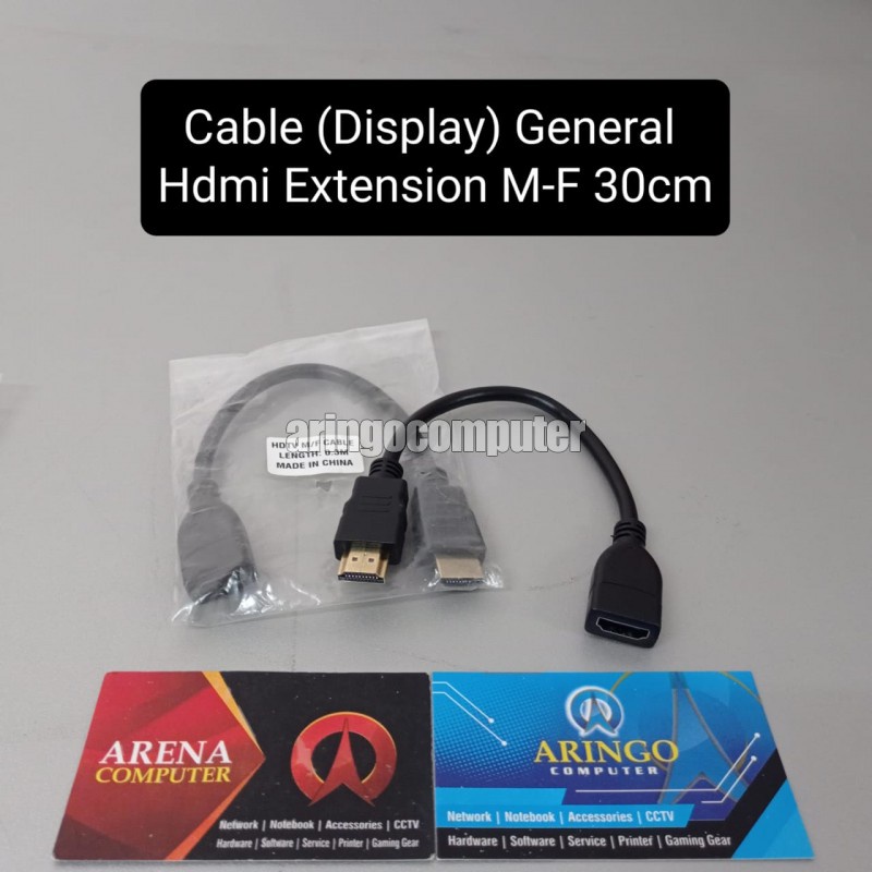 Cable (Display) General Hdmi Extension M-F 30cm