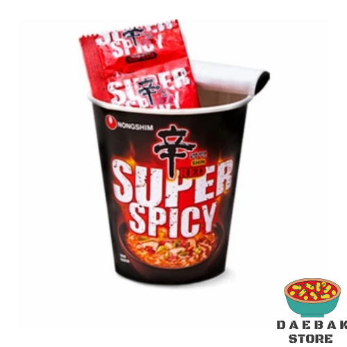 

Nongshim Shin Red Super Spicy Cup 68g - Mie Cup Super Pedas Korea