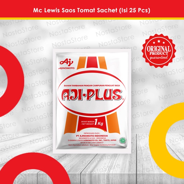 

Aji Plus / Ajiplus / MSG / Micin Ajinomoto (Bumbu Penyedap Rasa) 1 Kg