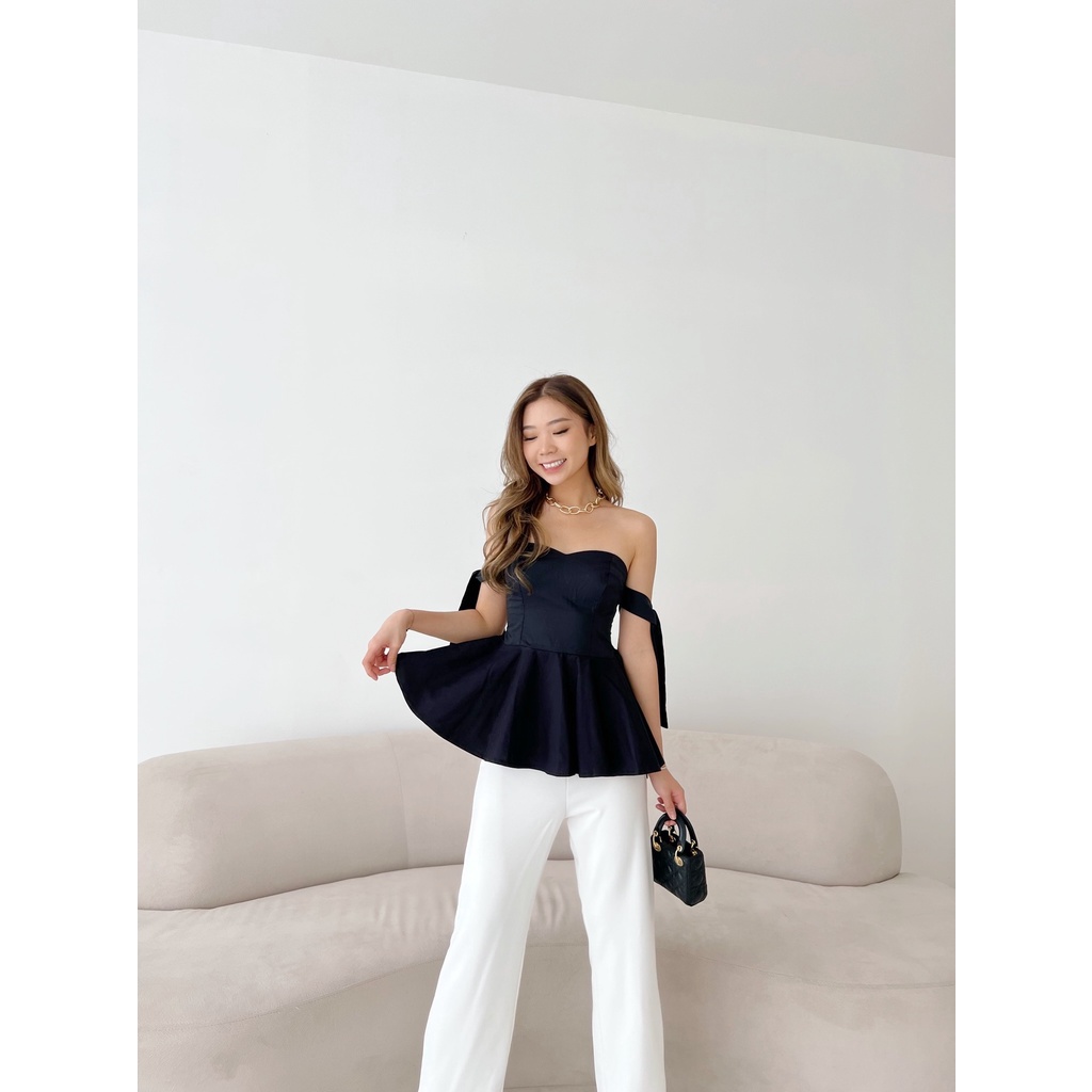 [ Marveile ] Joane Bustier Top / Top Wanita