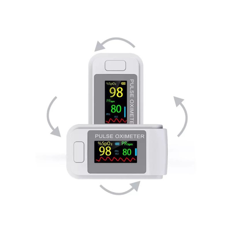 Fingertip Pulse Oximeter Oxymeter Sp02 Alat Pengukur Detak Jantung