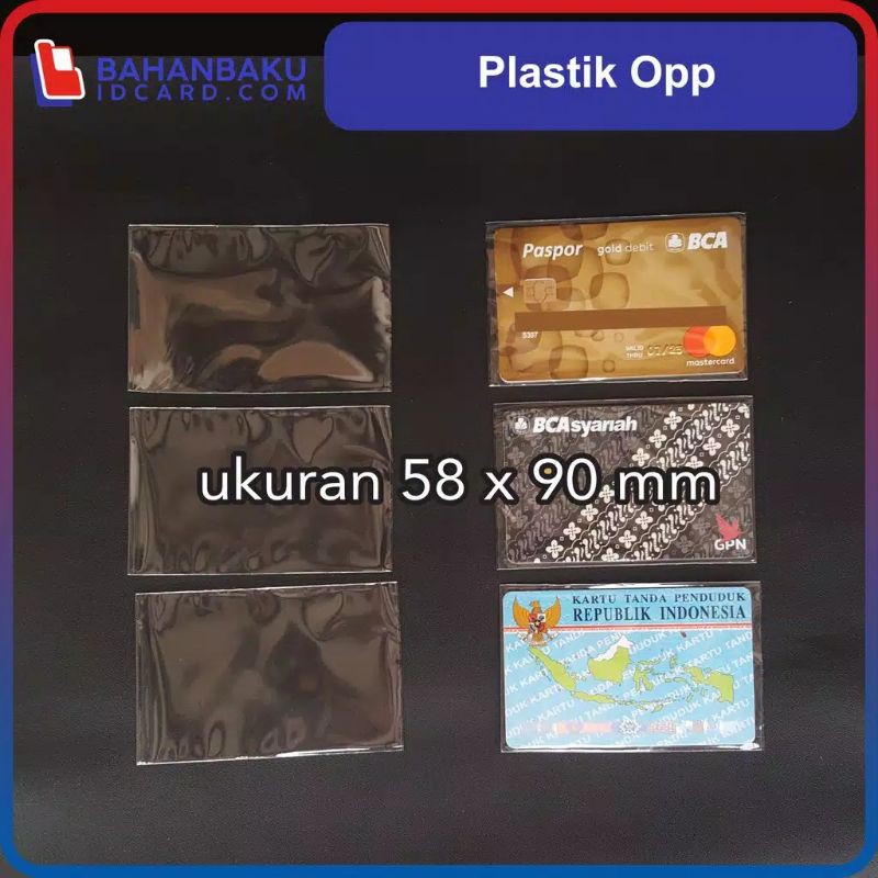 

✨TERMURAH✨Plastik Pelindung ATM / SIM / KTP / Kartu Nama Cover Pelindung