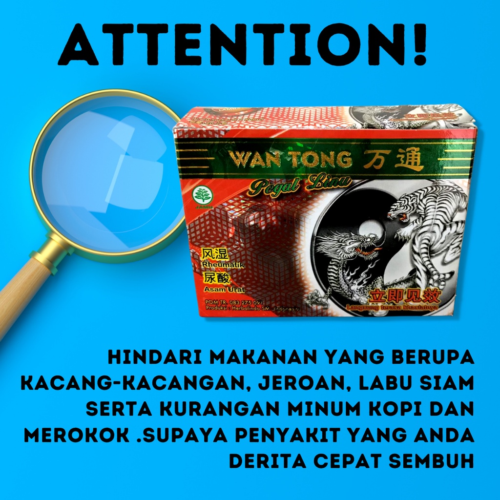 COD - 40 Kapsul Wang Tong Wantong Asli Jamu Kwantong Original Wangtong Wan Obat Asam Urat Rematik