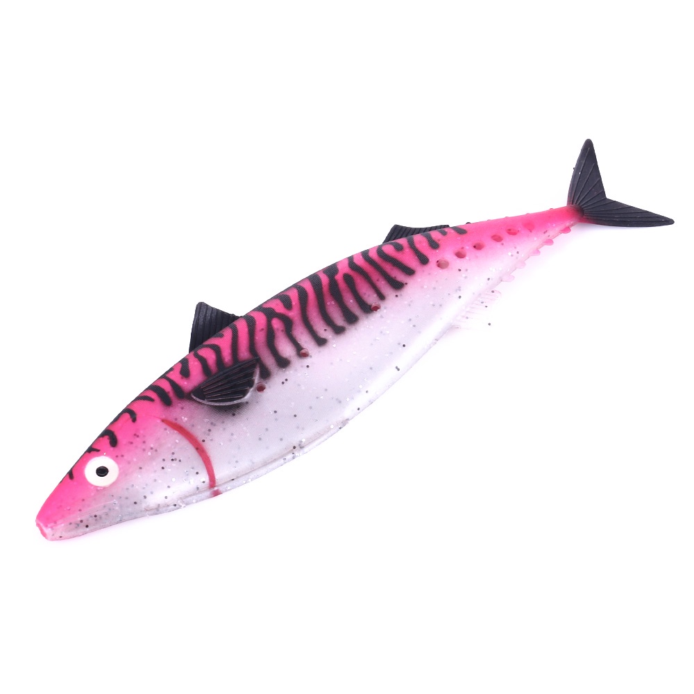 Hengjia Umpan Pancing Soft Bait Bentuk Ikan Tuna Imitasi Ukuran 29cm 65g
