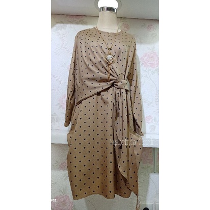 TUNIK POLKADOT KATUN SHAKILA BINTIK IMPORT