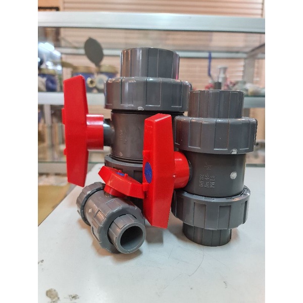 Jual Ball Valve True Union Pvc Stop Kran Watermur Socket Inch Dn Shopee Indonesia