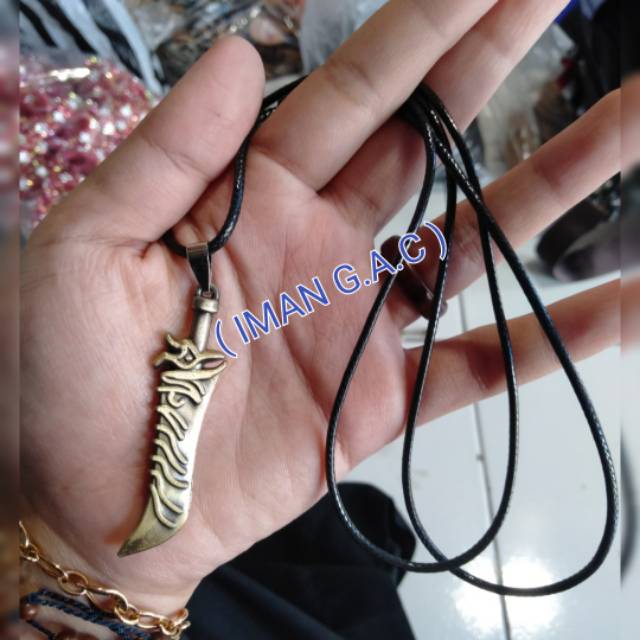 Kalung pisau modern kalung fashion peria