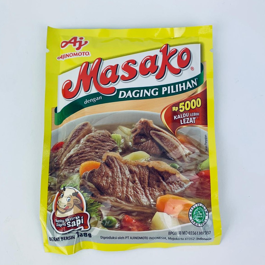 MASAKO BUMBU PENYEDAP RASA SAPI 138g