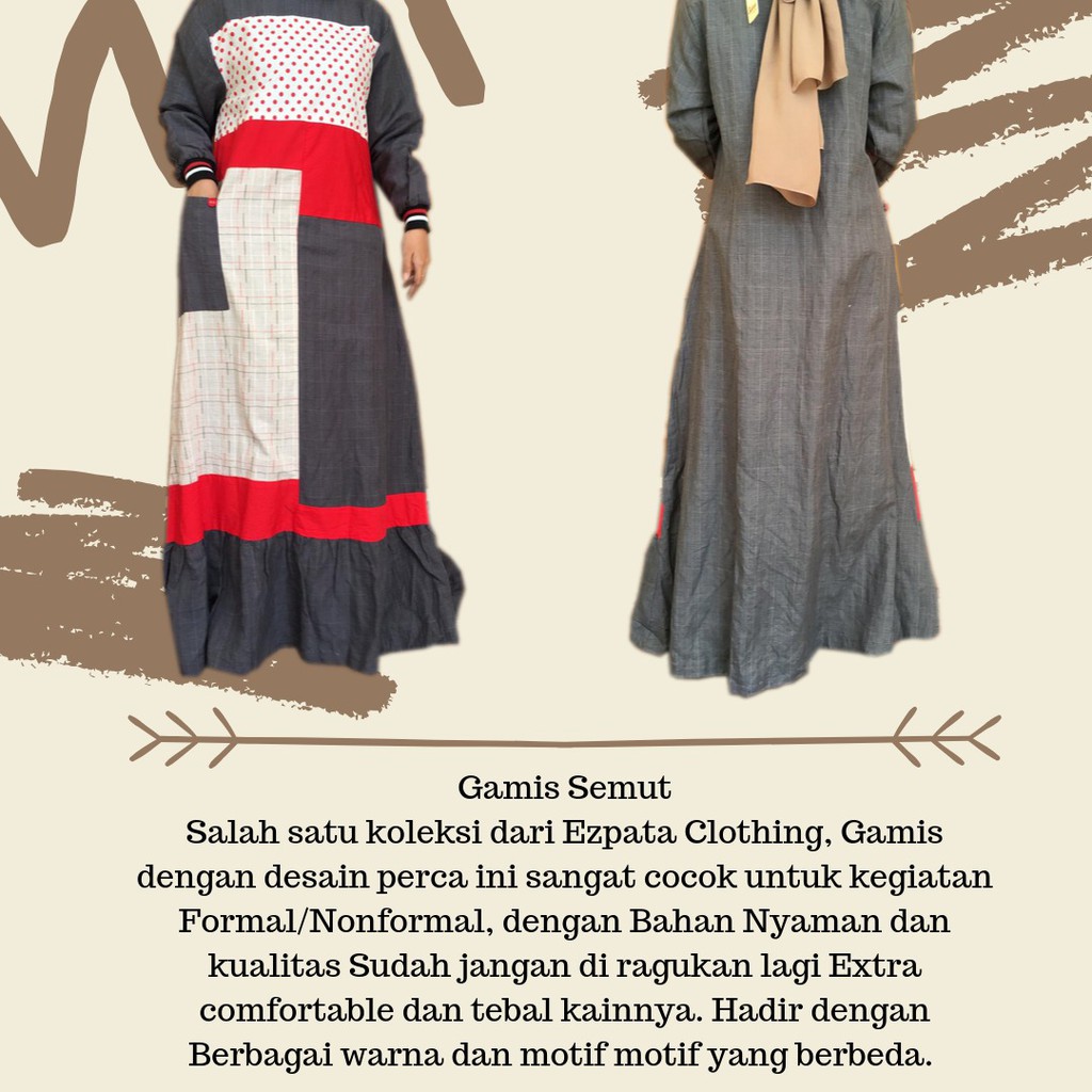 Gamis Model Terbaru Perca Hits Ootd 2019 Best Quality