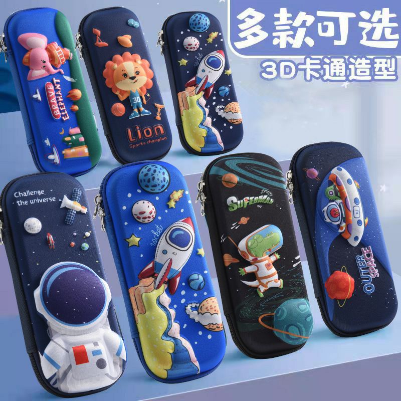 

Kotak pensil anak 3D motif keren (import)